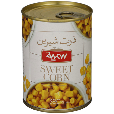 کنسرو ذرت شیرین سمیه وزن ۳۸۰ گرم