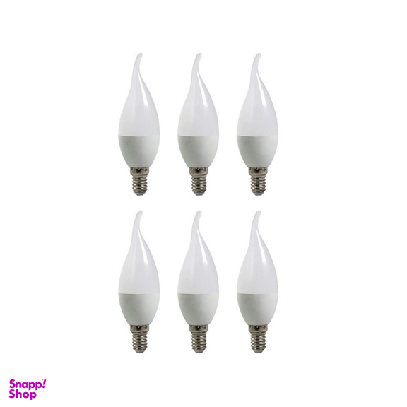 لامپ ال ای دی 7 وات دونیکو مدل اشکی پایه E14 مجموعه 6 عددی