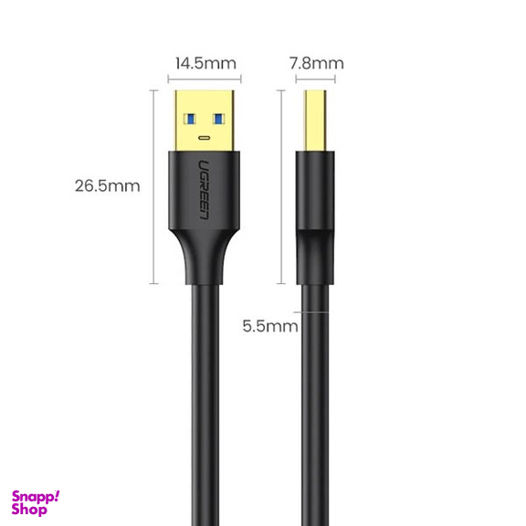 کابل Data Link USB 3.0 AM یوگرین مدل US128 کد 10370 طول 1 متر