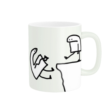 ماگ پاد آفرین مدل فانتزی و مینیمال کاراکتر دوستی و دشمنی کد 50