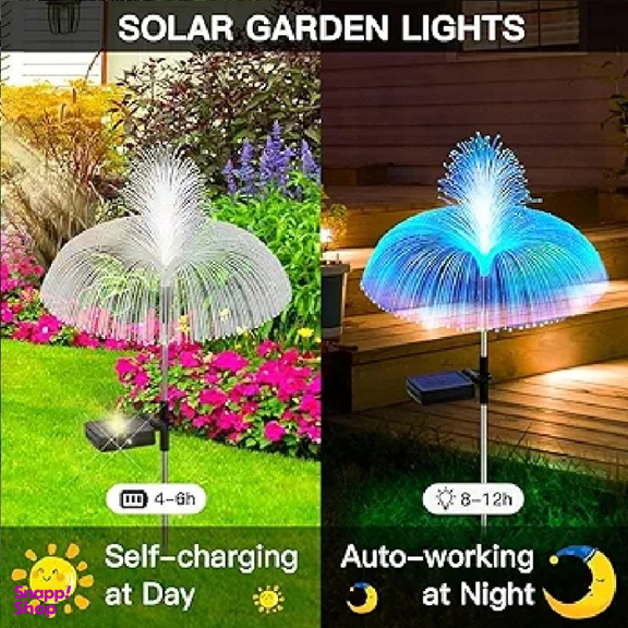 چراغ باغچه چتری خورشیدی کد 0159 بسته 2 عددی