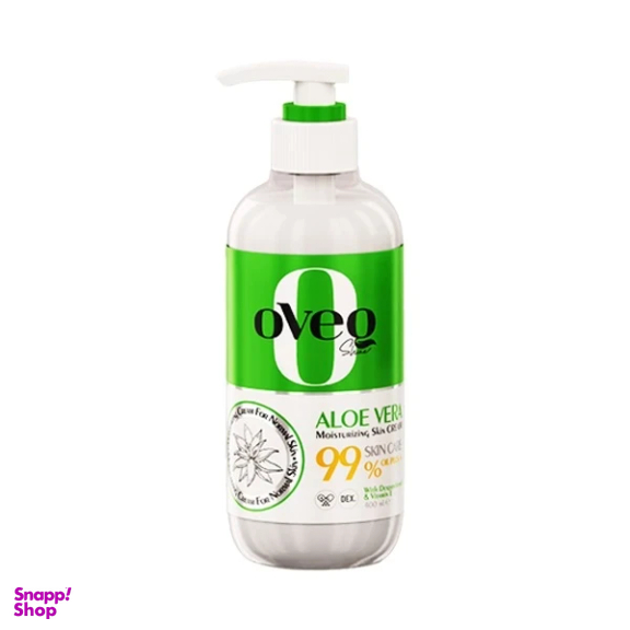 کرم مرطوب کننده اوک شاین مدل آلوئه ورا حجم 400 میلی لیتر