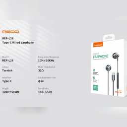 هندزفری باسیم رسی مدل Rep-L26 Type-C طول 1.2 متر