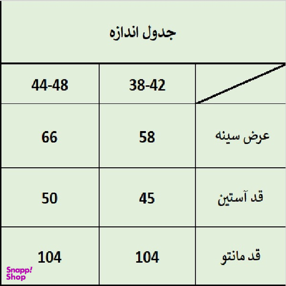 مانتو زنانه ترسه به نگار مدل فون کد 195 رنگ آبی فیروزه ای