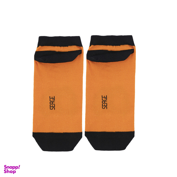 جوراب ساق کوتاه زنانه سرژه مدل 255162 رنگ نارنجی