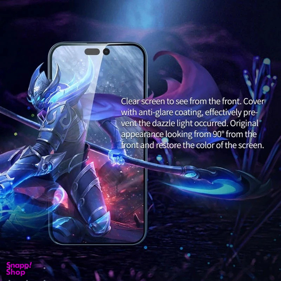 محافظ صفحه نمایش حریم شخصی کی زد دوو مدل Privacy Glass مناسب برای گوشی موبایل اپل iPhone 16 Pro Max