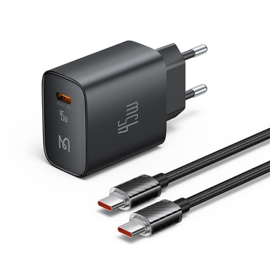 شارژر دیواری 45 وات مک دودو مدل CH-508 به همراه کابل Type-C
