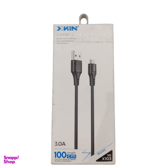 کابل دیتا USB به MicroUSB ایکس کین کد XK-X103 طول 1 متر
