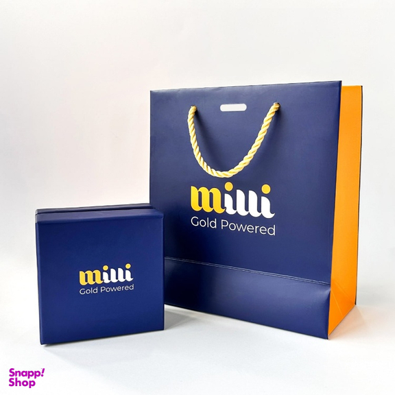 گوشواره طلا 18 عیار زنانه میلی گالری مدل میخی مرواریدی کد MT1239