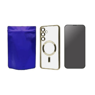 کاور گوشی موبایل مدل Magsafe کد MB مناسب سامسونگ Galaxy S23 FE به همراه محافظ صفحه نمایش Privacy