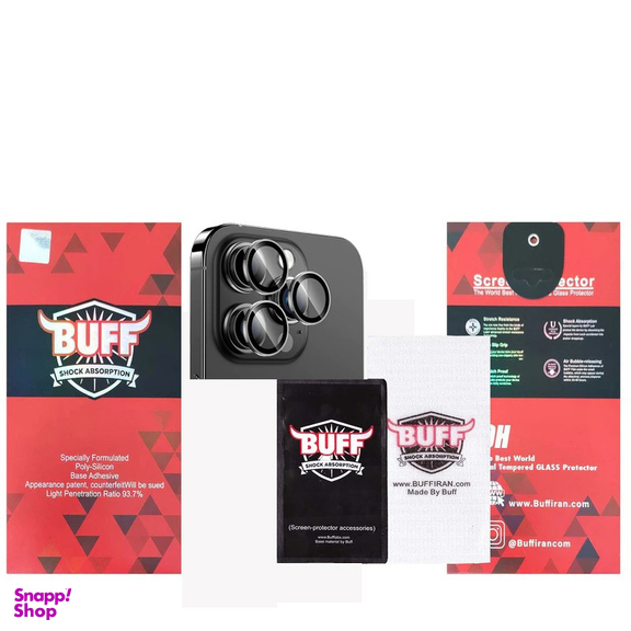 محافظ لنز دوربین بوف مدل HD-ColorLenz مناسب برای گوشی موبایل اپل iPhone 16 Pro Max / 16 Pro