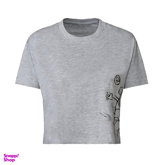 تیشرت زنانه دیزنی مدل میکی موس رنگ طوسی