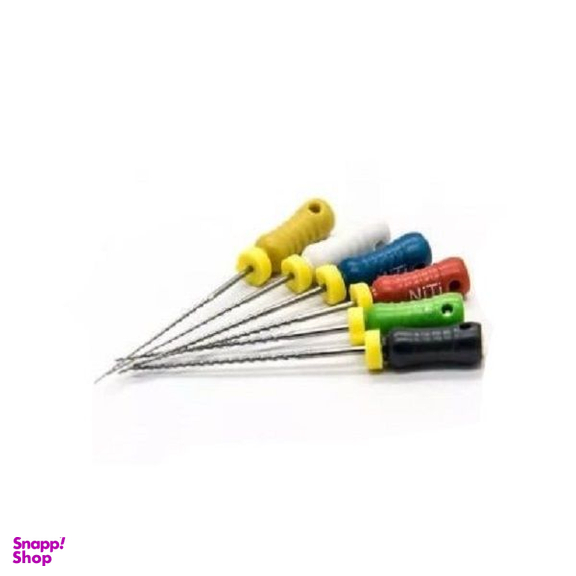 فایل دستی دندانپزشکی جی دبلیو آر مدل H سایز 15-40 بسته 6 عددی