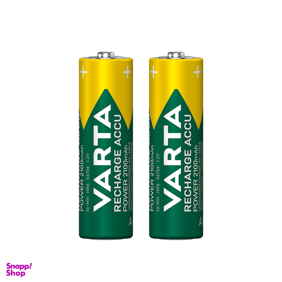 باتری قلمی قابل شارژ وارتا مدل accus 2100 بسته 2 عددی