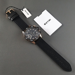 ساعت عقربه ای مردانه اکستری کد X6035-B رنگ مشکی مسی