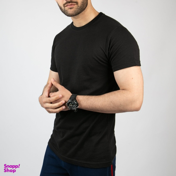 تیشرت مردانه کد L001 رنگ مشکی