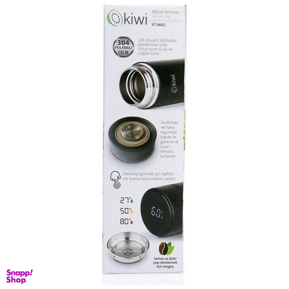 فلاسک کیوی مدل دماسنج دار Kt-8682 گنجایش 0.5 لیتر