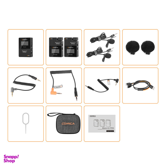 میکروفن بی سیم کامیکا مدل BoomX-D Pro D2