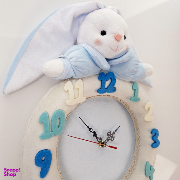 ساعت دیواری کودک نی نی سیس مدل خرگوش کد W-RAB-AB