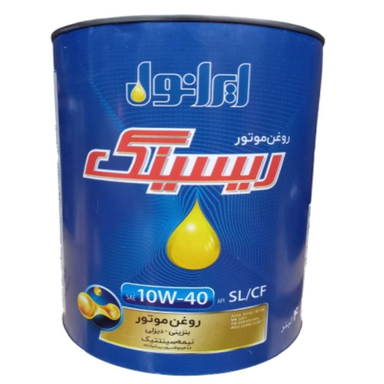 روغن موتور ایرانول ریسینگ مدل 10W40 SL فلزی حجم 4 لیتر