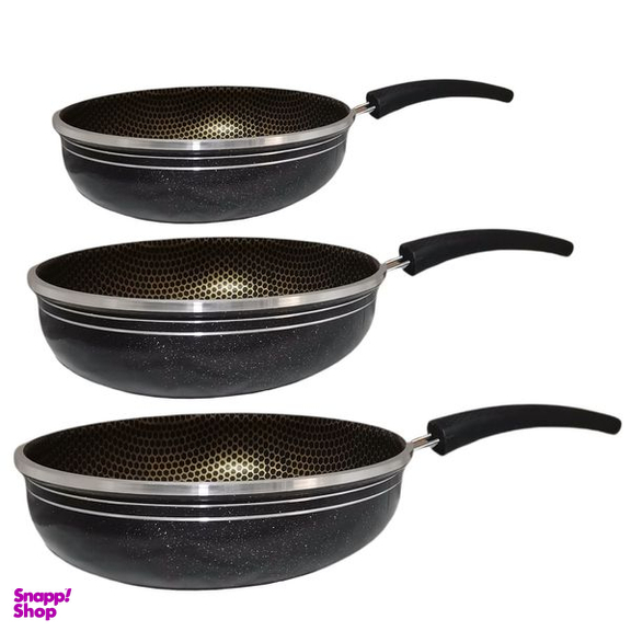 سرویس ماهیتابه گرانیتی کد M1G بسته 3 عددی