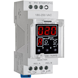 مولتی تایمر دیجیتال شیوا امواج مدل MTJN-15M کد 14JN12 بسته 5 عددی