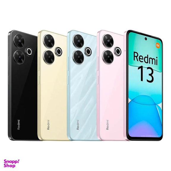 گوشی موبایل شیائومی مدل Redmi 13 4G دو سیم کارت ظرفیت 256 گیگابایت رم 8 گیگابایت پک اندونزی رام گلوبال