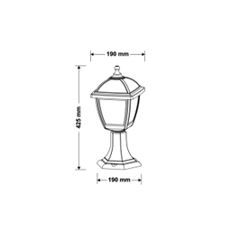 چراغ زمینی حیاط مدل FEC کد 4612 IP 54