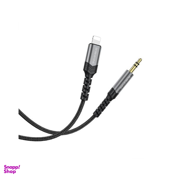 کابل تبدیل لایتنینگ به جک 3.5 میلی متری بروفون مدل BL15 طول 1 متر