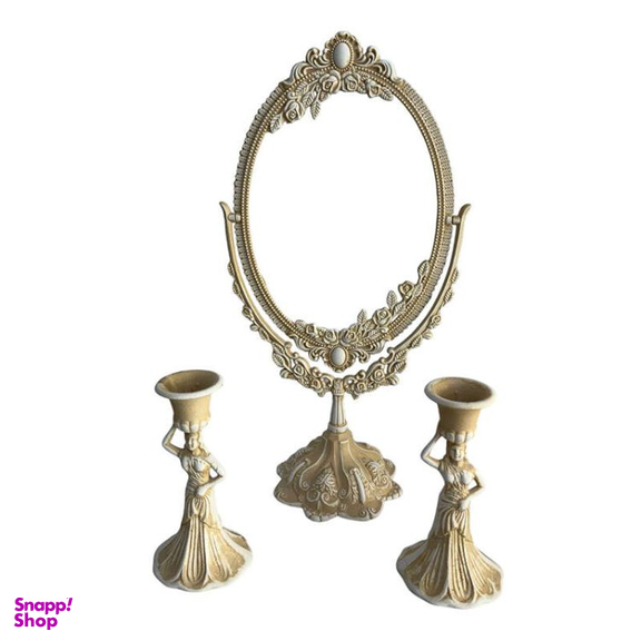 ست هفت سین با آینه شمعدان چشمه نور کد TL9142