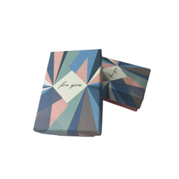 جعبه گوشواره طرح هفت رنگ مجموعه 2 عددی