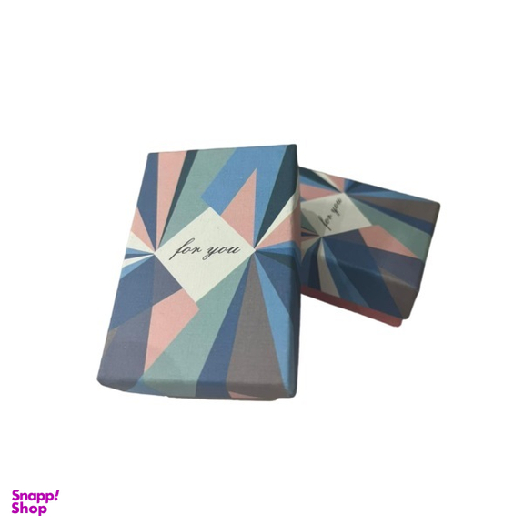 جعبه گوشواره طرح هفت رنگ مجموعه 2 عددی