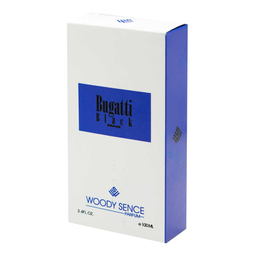 ادو پرفیوم مردانه وودی سنس مدل Bugatti Black  حجم 100 میلی‌لیتر