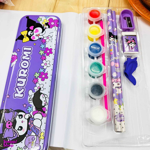 بسته لوازم تحریر مدل کرومی کد 130 مجموعه 12 عددی