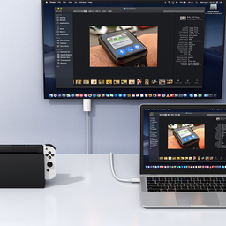 کابل دیتا Type-C به HDTV 4K بروفون مدل DH10 طول 1.8 سانتی‌ متر