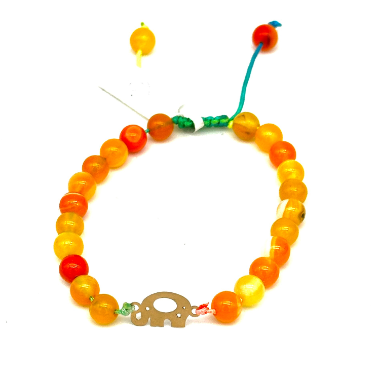 دستبند طلا ۱۸ عیار زنانه حسام گالری مدل فیل کد ds150