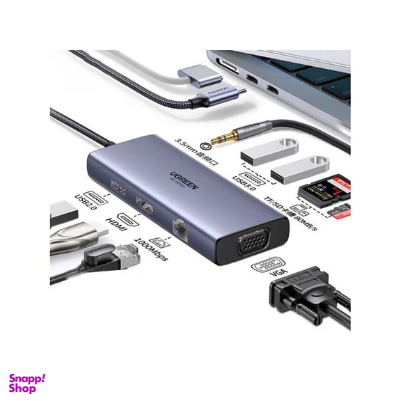 هاب 9 پورت Type-C یوگرین مدل 50611-CM498