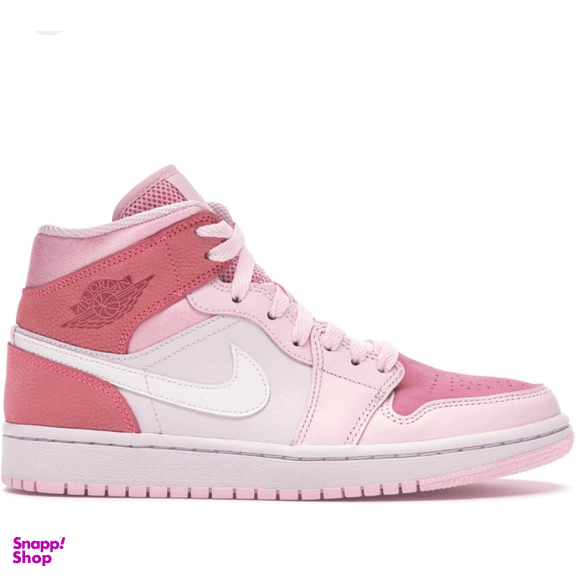 کتونی ساق دار مدل جردن کد 30 رنگ صورتی