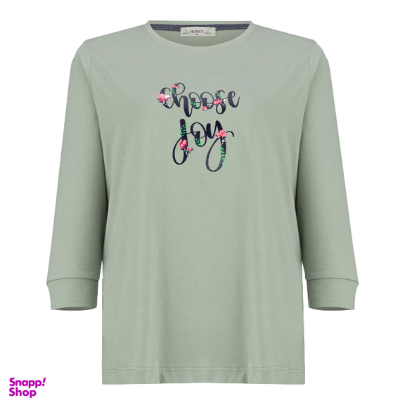 ست بلوز و شلوار راحتی زنانه کد 1037 رنگ سبز