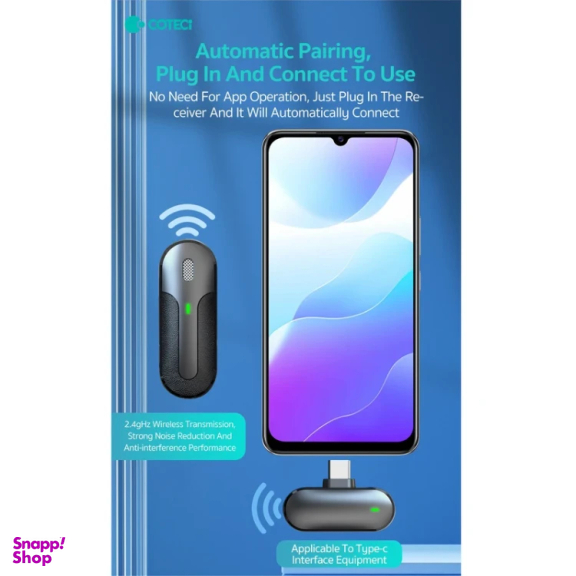 میکروفون یقه ای کوتتسی مدل 74008 Type-C