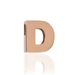 پلاک گردنبند طلا 18 عیار زنانه داریم مدل حرف دی