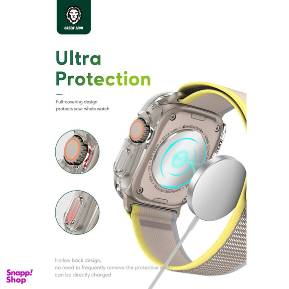 کاور گرین مدل Gu Pro مناسب برای اپل واچ 49 میلی متری سری Ultra