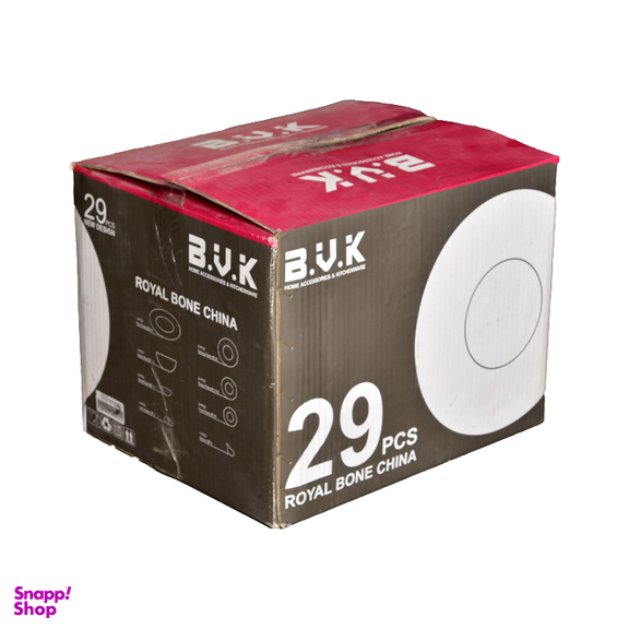 سرویس غذاخوری 29 پارچه بی وی کی مدل ROYAL BONE کد 717135