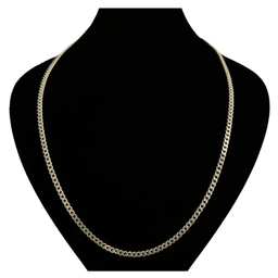 زنجیر نقره مردانه گیرا مدل کارتیه کد G31-65