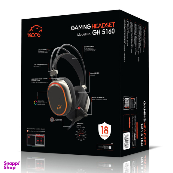 هدست مخصوص بازی تسکو مدل GH 5160