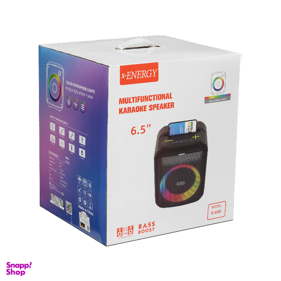 اسپیکر بلوتوثی قابل حمل ایکس-انرژی مدل X-650