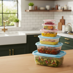 ظرف نگهدارنده نورینو مدل ونتو کد 001 مجموعه 6 عددی