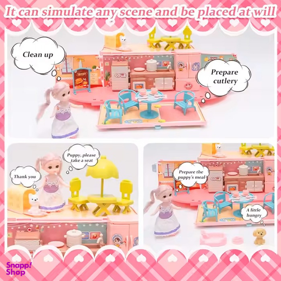 اسباب بازی خانه عروسکی مدل اتوبوسی طرح کمپر