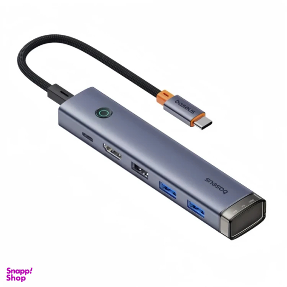 هاب 6 پورت USB-C بیسوس مدل BS-OH166 Ultrajoy Series