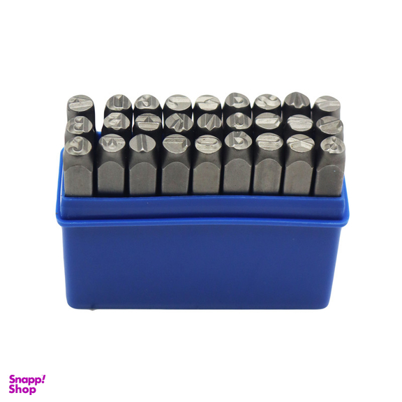 سنبه حروف تندیس مدل YP-6MM مجموعه 27 عددی